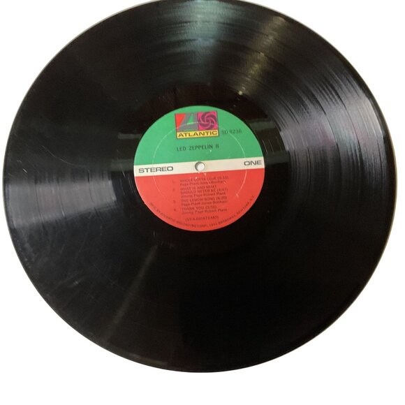 Led Zeppelin II Vinyl Album Atlantic Stereo 12" Record Gold Record Award 1969 VG - Picture 6 of 10